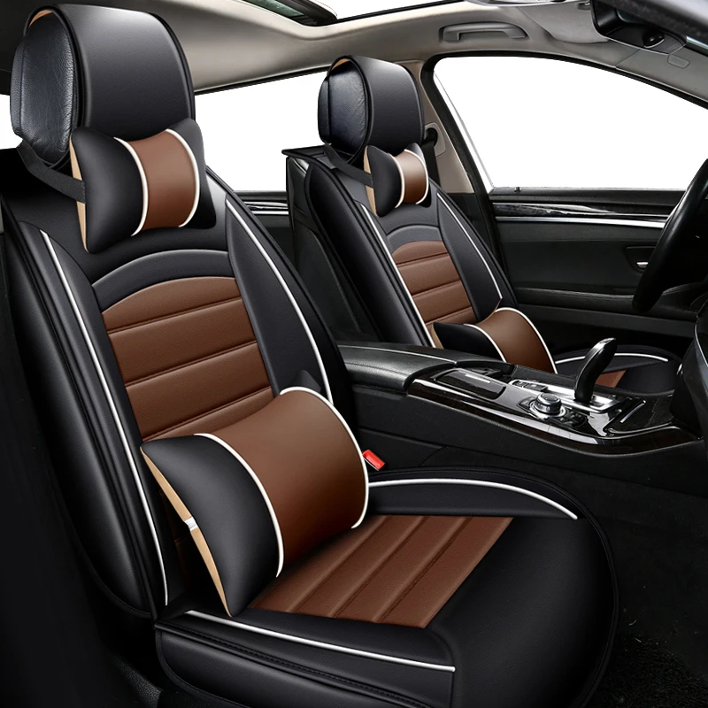 KOKOLOLEE PU Leather car seat covers for opel antara astra g h j corsa