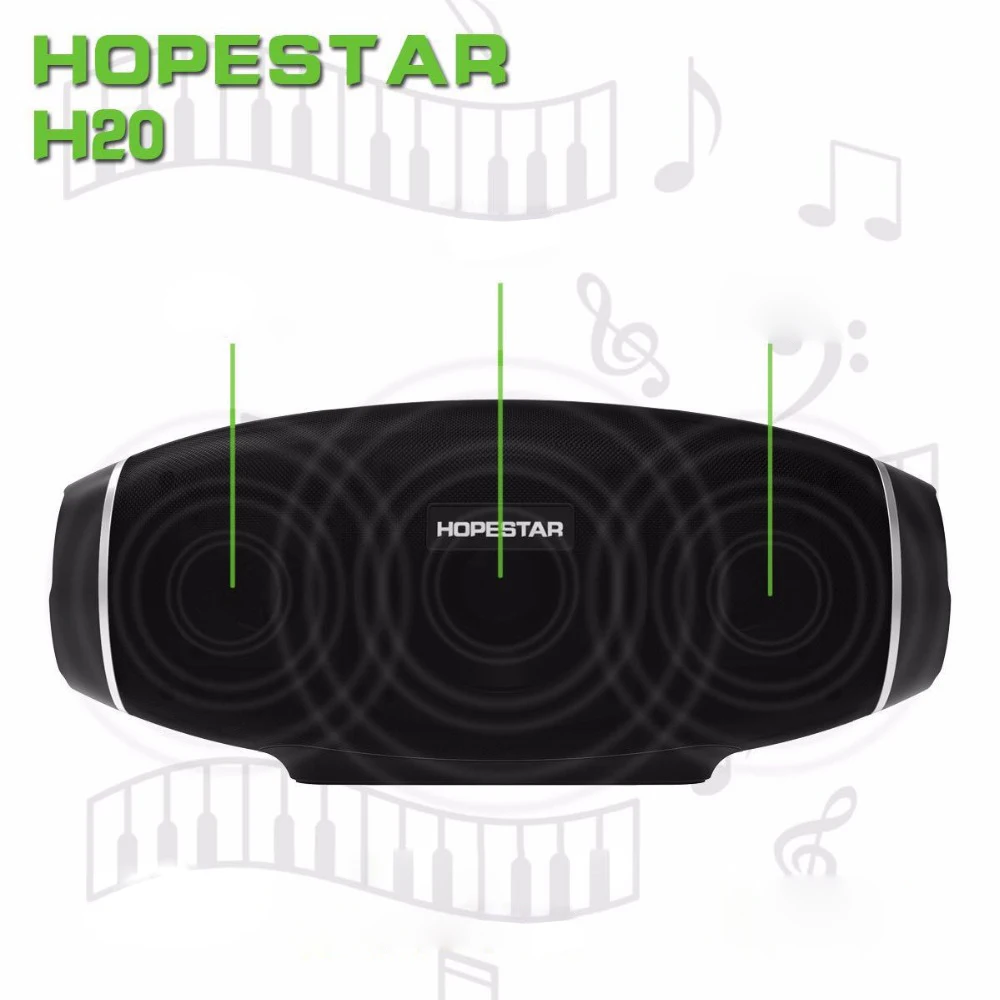 HOPESTAR Bluetooth динамик супер бас беспроводной динамик сабвуфер динамик s Высококачественный для регби Форма для телефона планшет компьютер