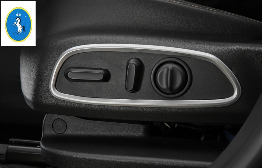 

Yimaautotrims Seat Adjustment Memory Button Switch Frame Stickers Cover Trim 2 Pcs Fit For Chevrolet Equinox 2017 2018 2019 ABS