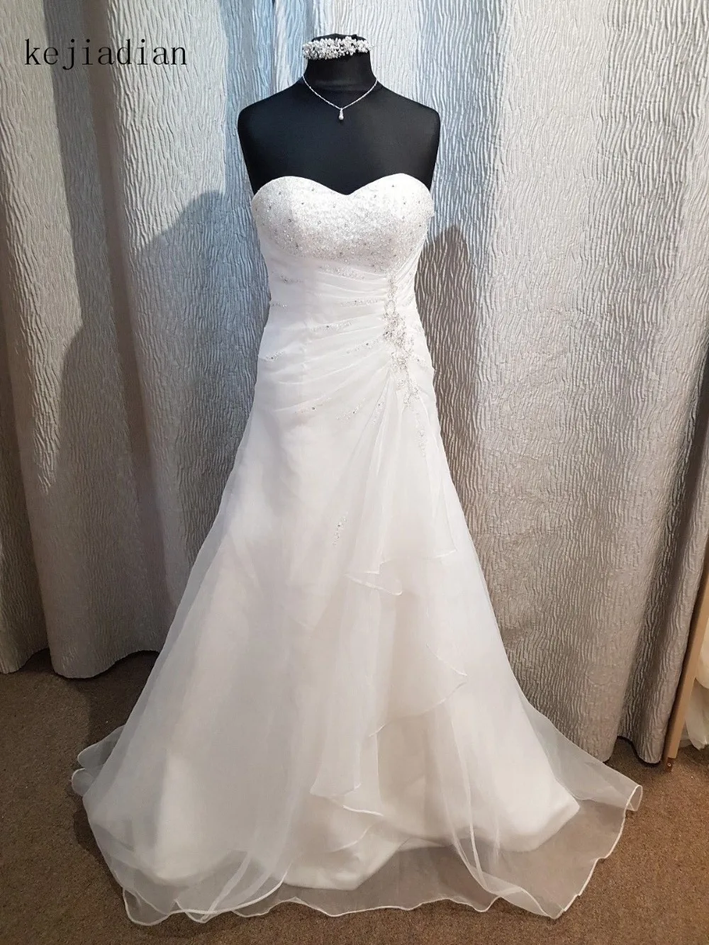 robe de mariage 2018 Summer Bling Bling Chiffon Bohemia Beach Wedding