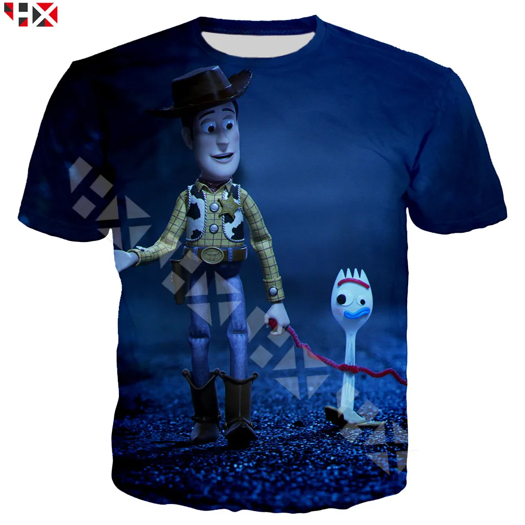 

Anime Toy Story 4 Forky T Shirt 3D Print Funny T Shirt/Sweatshirt/Hoodies Men/Women Summer Hot Sale Harajuku Streetwear S275