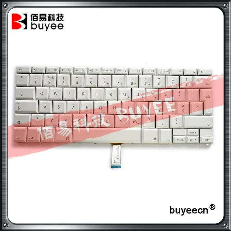 

White 15.4" A1260 A1226 A1211 Polish PL Language Keyboard For Macbook Pro Poland Keyboards Original Replacement