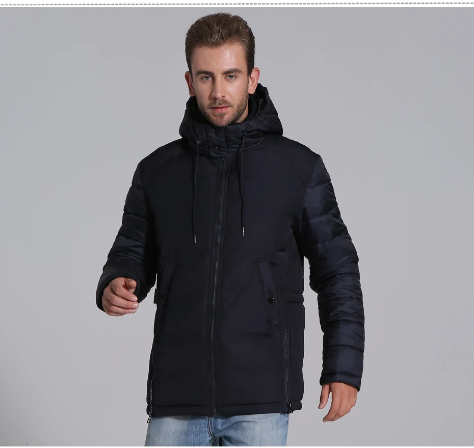 New Fashion Winter Men Thickening Casual Cotton Jacket Outdoors Waterproof Windproof Breathable Coat Parka Plus Size 3XL Jacket