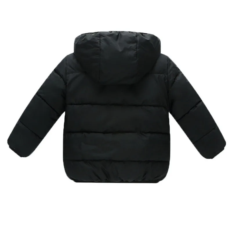 Зимние пальто для маленьких мальчиков верхняя одежда модные парки с капюшоном детские куртки теплая внешний Костюмы высокое качество