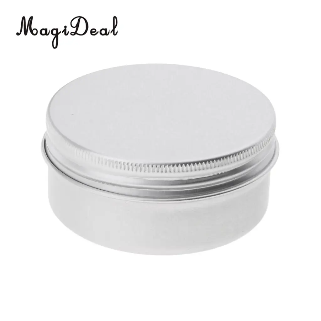 Bulk Lot of 20pcs Aluminum Cosmetic Makeup Cream Empty Lip Balm Nail Arts Eyeshadow Jars Tin Box Case 50g
