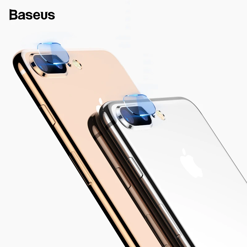 

Baseus 2Pcs Camera Lens Tempered Glass For iPhone 8 7 Plus 9H Camera Lens Film For iPhone 8plus 7plus Back Lens Screen Protector