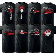 Горячая Распродажа хлопок Мужская одежда летние топы Футболка S1000Rr, R1200Gs Usw. Логотипы в RW мотоцикл вентилятор байкер футболка