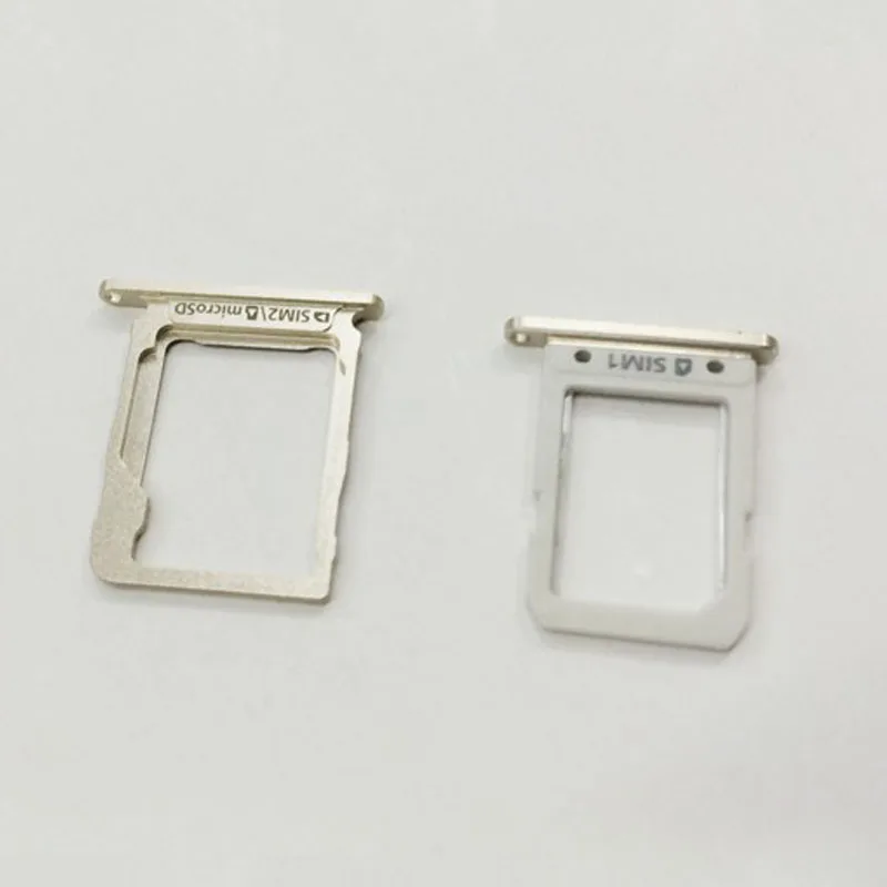 

1Sets=2PCS Nano Sim Card Tray + Micro SD Memery Card Tray For Samsung Galaxy A8 A8000 Sim & SD Card Holder Replacement Parts