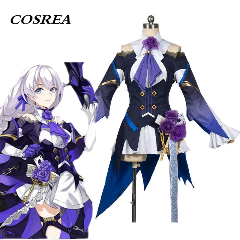 Костюм для косплея по мотивам игры хонкай ударт 3 полный комплект кружевное