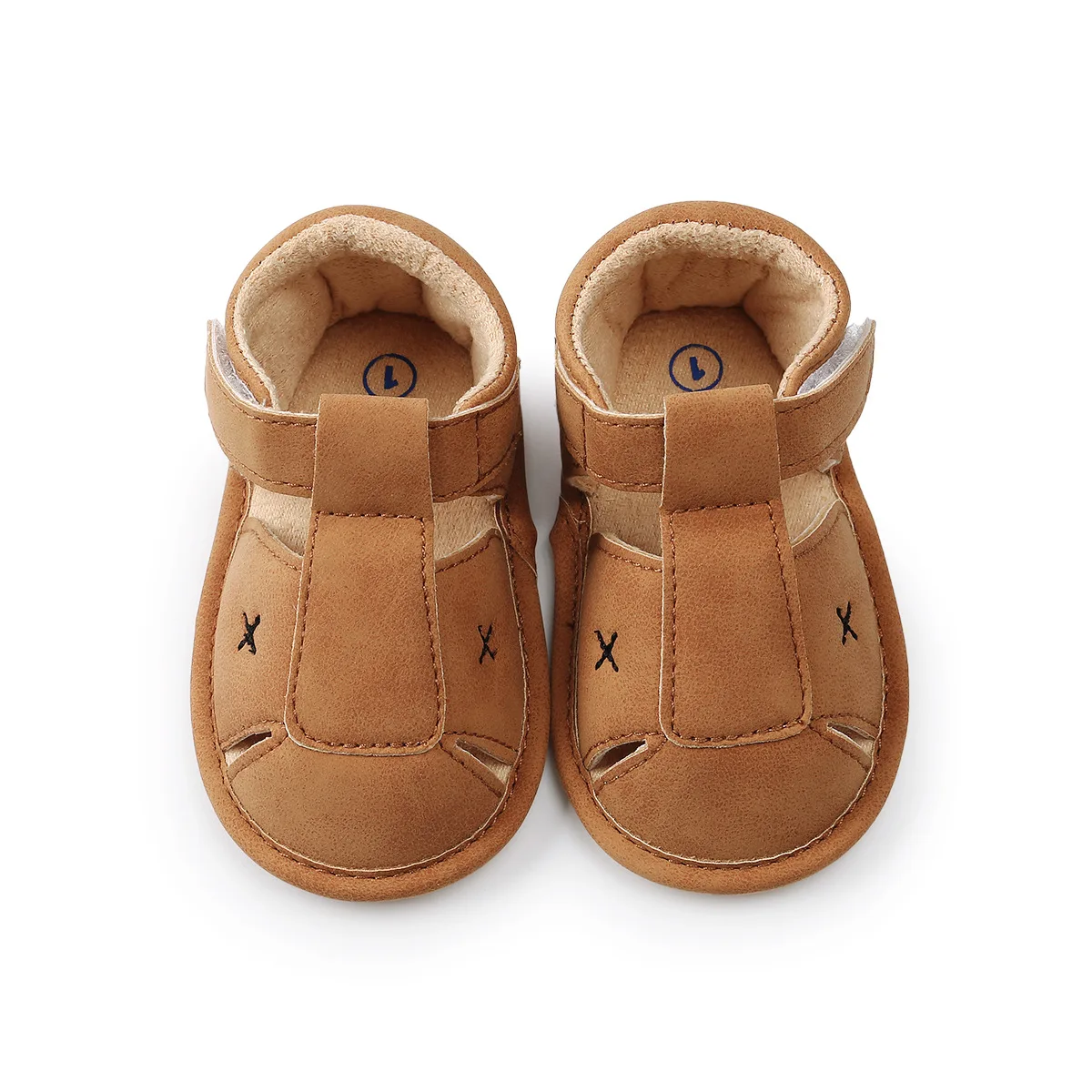 2018 New Brown Baby Baotou Sandals Summer Newborn Boy Non