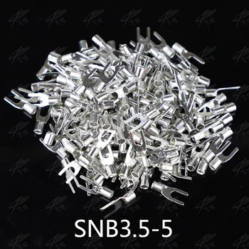 

1000PCS SNB3.5-5 Furcate naked terminal Non-insulated fork terminal connector