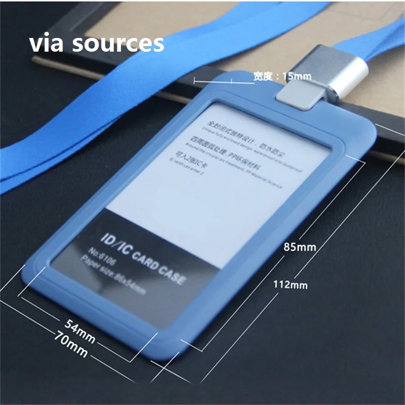 

Direct Factory Cover card,ID Holder,Work card,identification tag,position Lanyard badge Student transit Gifts for colleagues