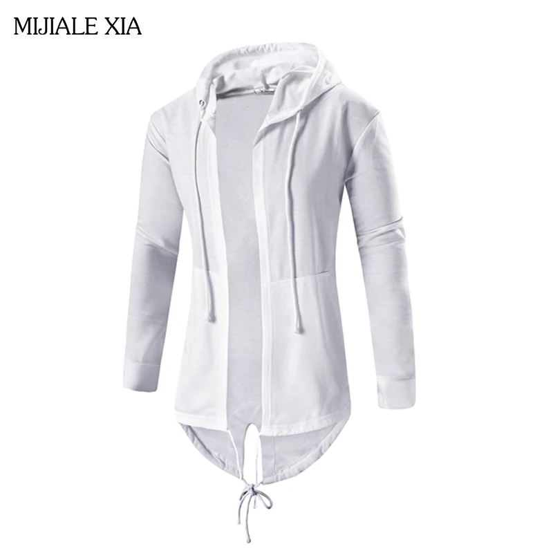 High Quality Sweatshirt Men Fashion Spring&Autumn Supreme Hoodie Free Shipping Cardigan sweatshirt long coat Plus Size M-3XL