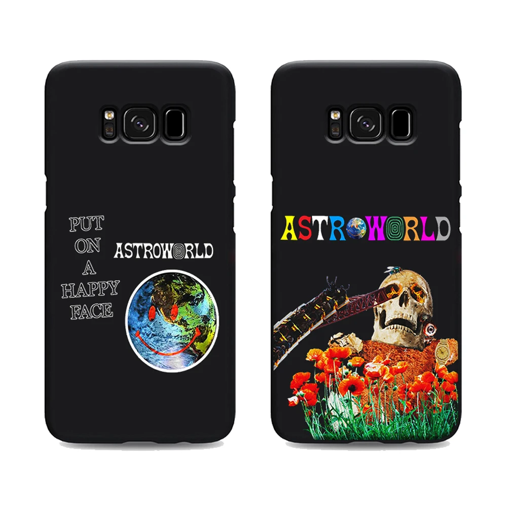 

travis scott phone cases astroworld sicko mode for samsung galaxy s7 edge s6 s5 s8 s9 plus best soft Silicone black cover TPU