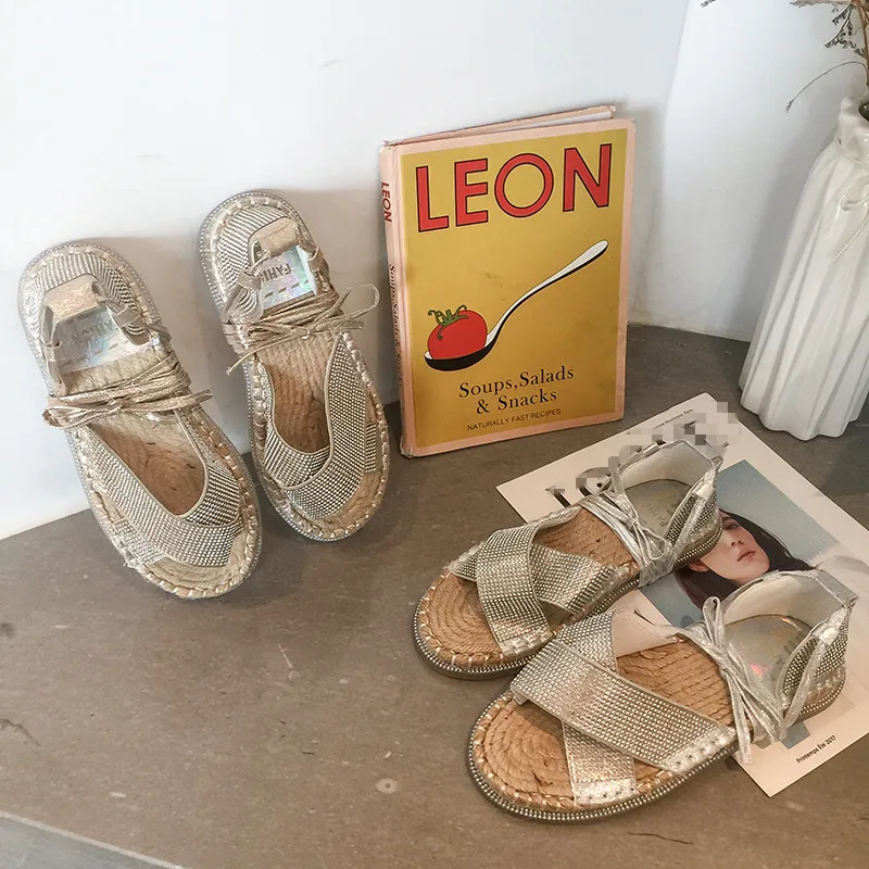 Beige Heeled Sandals Strappy Heels Fashion Womens Shoes 2019 All-Match Crocs-shoes Slippers Cross Black Lace Up Sandals Luxury