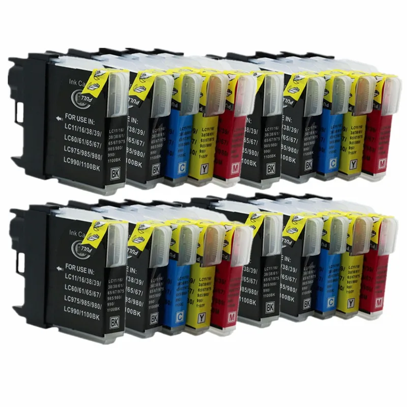 Replacement  Ink  Cartridges LC11/16/38 LC 11 16 38 LC11 LC38 LC16 LC-11 LC-38 LC-16 For  DCP-J715N DCP-J125 inkjet cartridge Ink Cartridges