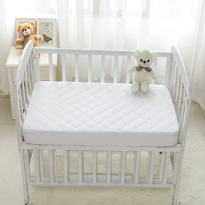 Crib Baby Mattress Cover All Natural Waterproof Simple ...