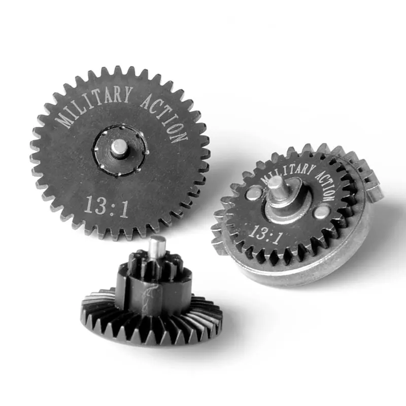 

High Speed Gears Set Bevel Spur Sector Gear Drive Ratio 13:1 16:1 18:1 32:1 100:200 100:300 For Ver.2/3 Airsoft AEG Gearboxs