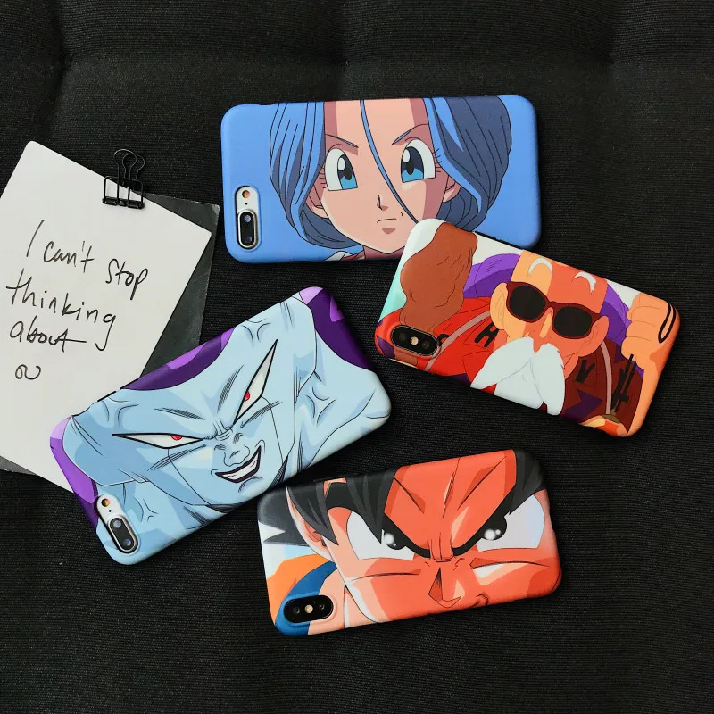 For iPhone 7 X 6 XR XS MAX Case Dragon Ball goku DragonBall Coque Phone for 8 6S Plus case |