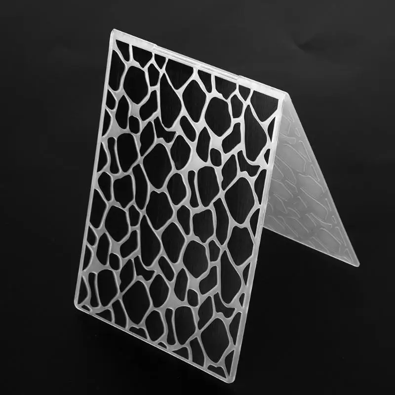 Пластиковая доска тиснение папка прорезной трафарет для окраски DIY скрапбук