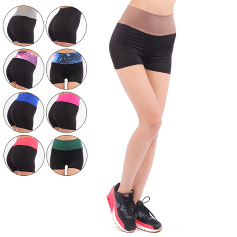 

Women Sports Yoga Shorts Workout Fitness Female Running Sport Shorts Cotton High Waist Gym Cycling Sport Short
