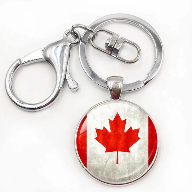 Buy Canadian Flag Logo keychain Canada Day Celebration