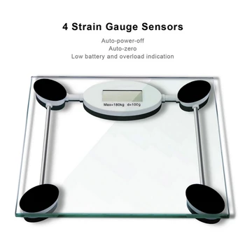 

Digital Scale 180KG Electronic Digital Body Human Bariatric Electronic Scale Personal Health Fat Diet Bathroom Weight Scales