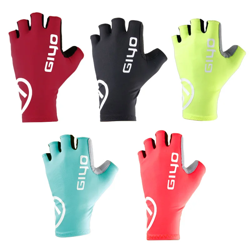 GIYO Gel Pad Cycling Gloves Bike Half Finger Gloves Shockproof Road MTB Outdoor Sport Guantes Ciclismo Bicycle Half Gloves GIYO Gel Pad Cycling Gloves Bike Half Finger Gloves Shockproof Road MTB Outdoor Sport Guantes Ciclismo Bicycle Half Gloves