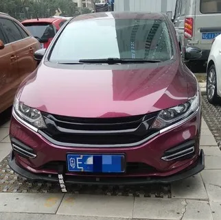 Черная смола передняя решетка сотовая сетка Nodified Замена для Honda Jade