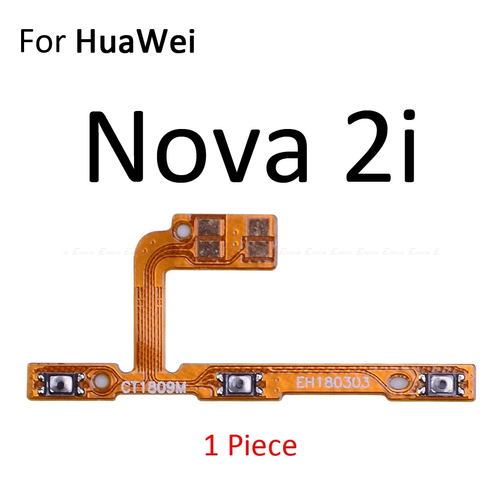 Гибкий кабель с кнопкой включения и выключения звука для HuaWei Nova 5i 5 Pro 4e 4 3 3i 3e 2 2S 2i Plus Lite Young