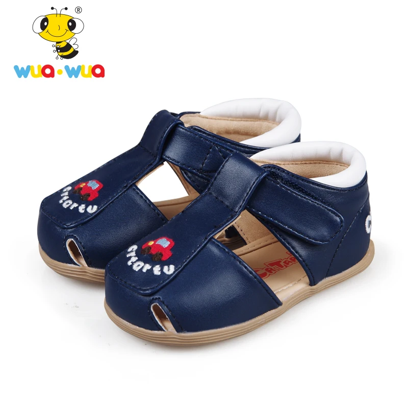 

Wua Wua Brand Baby Boys Summer Shoes Genuine Leather Sandals For Girls First Walkers Baby White Shoes Infant Boy Shoes Newborn