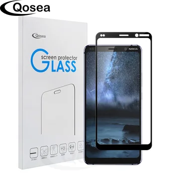 Qosea Phone Screen Protector For Nokia 9 PureView Tempered Glass 9H 4D Full Film Cover For Nokia 9 PureView Protective Glass Qosea Phone Screen Protector For Nokia 9 PureView Tempered Glass 9H 4D Full Film Cover For Nokia 9 PureView Protective Glass