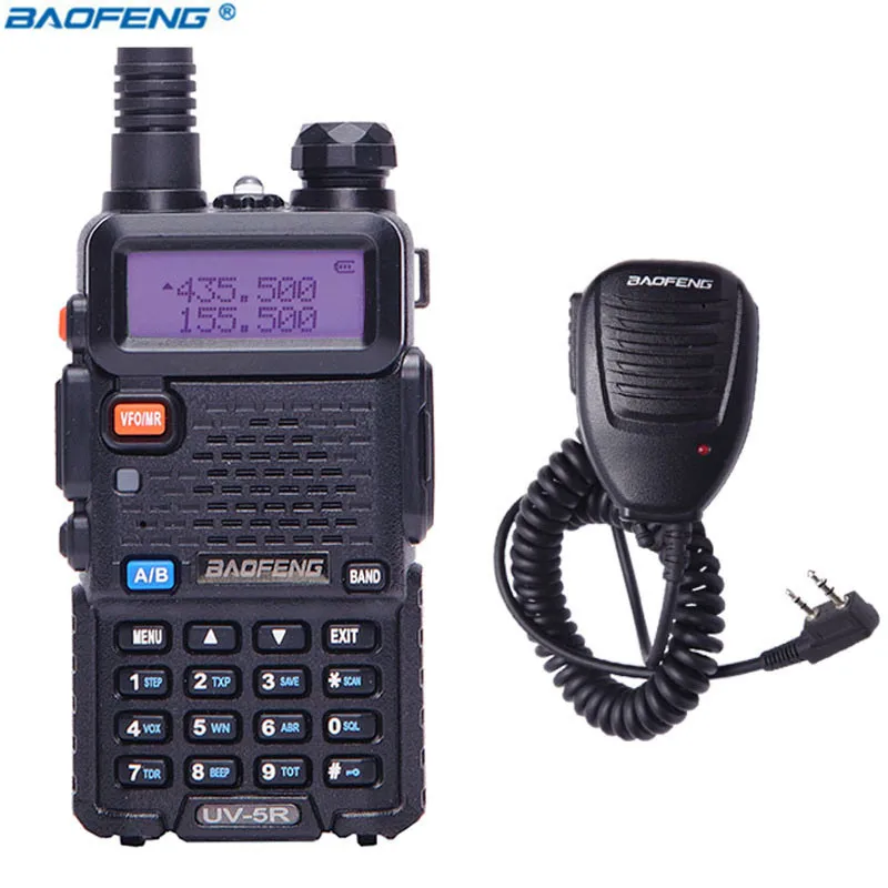 

Baofeng UV-5R Amateur Walkie Talkie 5W Dual Band Portable Radio UHF&VHF UV 5R 136-174MHz&400-520MHz BF-UV5R Two Way CB Ham Radio