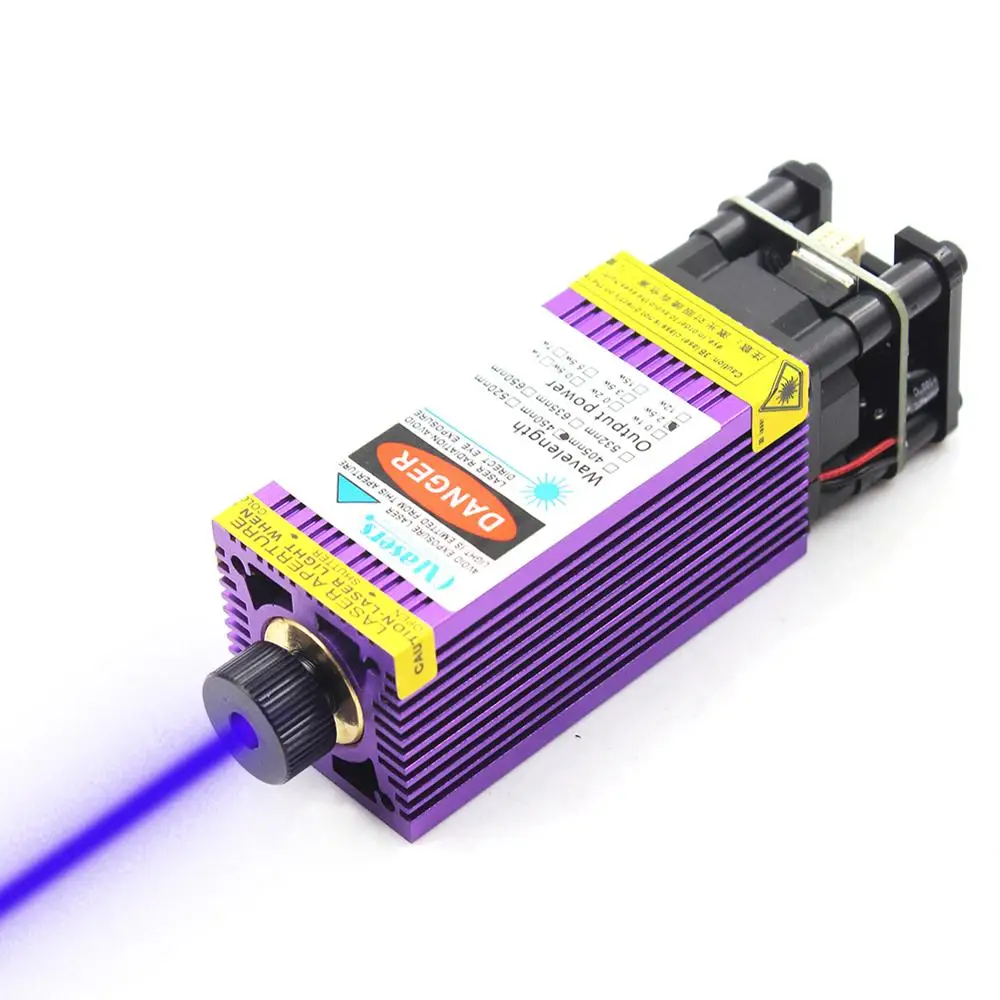 

oxlasers NEW 450nm 2.5W 3.5W Blue Laser Head 4W 5W Focusable Laser Module for DIY Laser Engraver with PWM