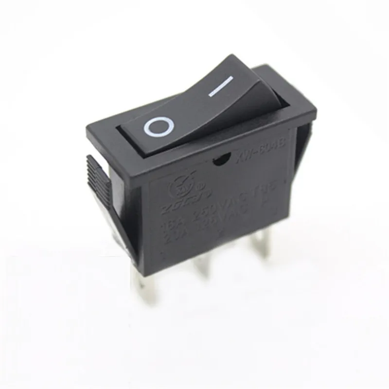 50 piecs KCD XW-604BB2 AC swicths 3 pin 2 позиция двухполюсный переключатель рокер для игрушки