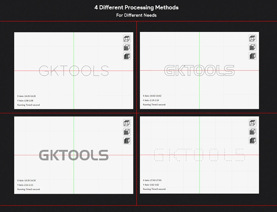 GKTOOLS DIY Дерево Мини ЧПУ лазерный гравер резак гравировальный станок рамка без лазера, 45*45 см акрил ШИМ, GRBL EleksMaker