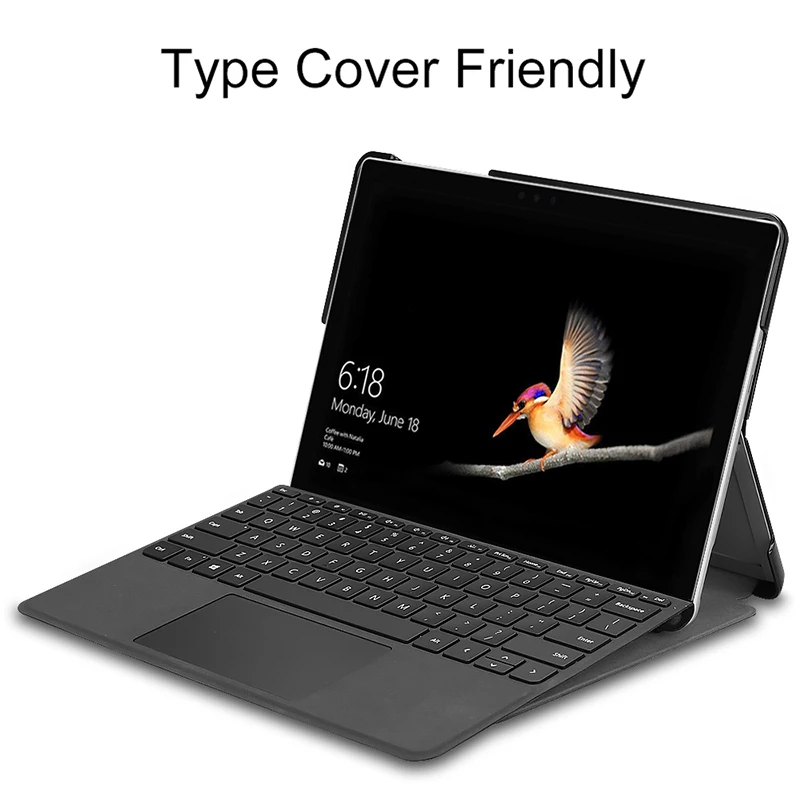 Ультратонкий Флип-кейс из искусственной кожи с отделением для карандашей(можно положить клавиатуру) для microsoft Surface Go 10,0 Tablet PC Cover+ Pen