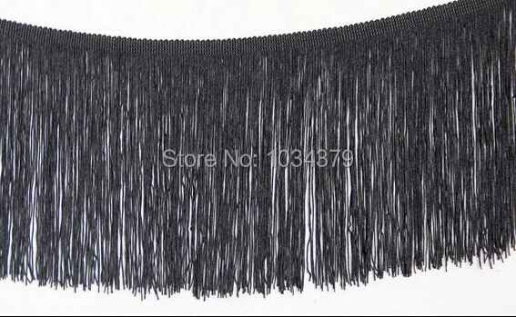 2Colors 20CM Width Polyester 13Yards Latin Dance Apparel Thin Line Fringe Lace Trims Rayon DIY Manual Accessories