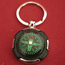 Брелок-Карабин Для Ключей AOTU, мини-Компас для Паракорда, браслет для кемпинга, походов, путешествий, экстренного выживания, инструмент для навигации 434