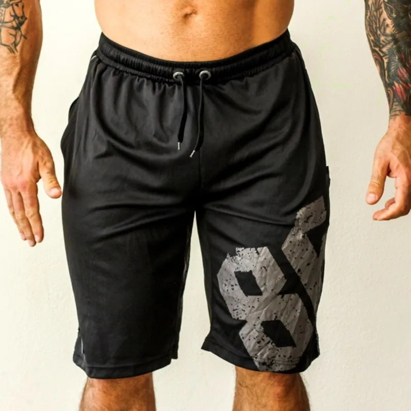 

Mens Gym Shorts High Waist Running Boxer Shorts Male Fitness Bodybuilding Sweatpants mma mtb Short Pants Joggers Sports Shorts
