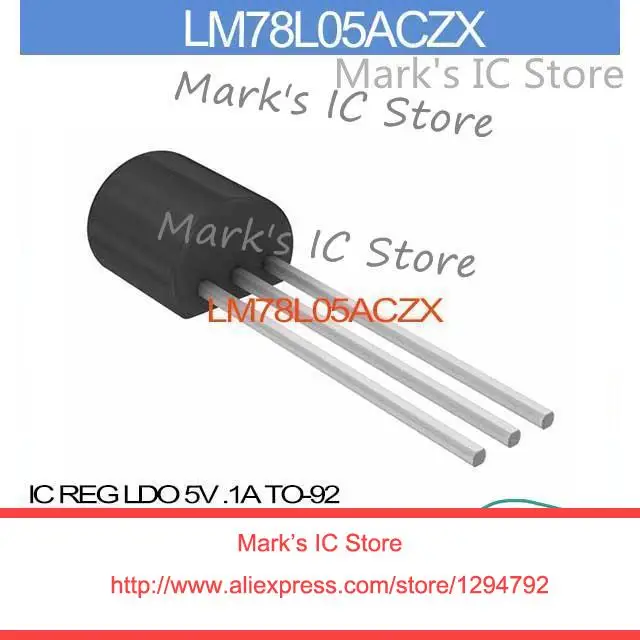 LM78L05ACZX IC REG LDO 5 V. 1A TO-92 LM78L05AC 78L0 LM78L05 78L05 LM78L0 78L05A | Электронные компоненты и