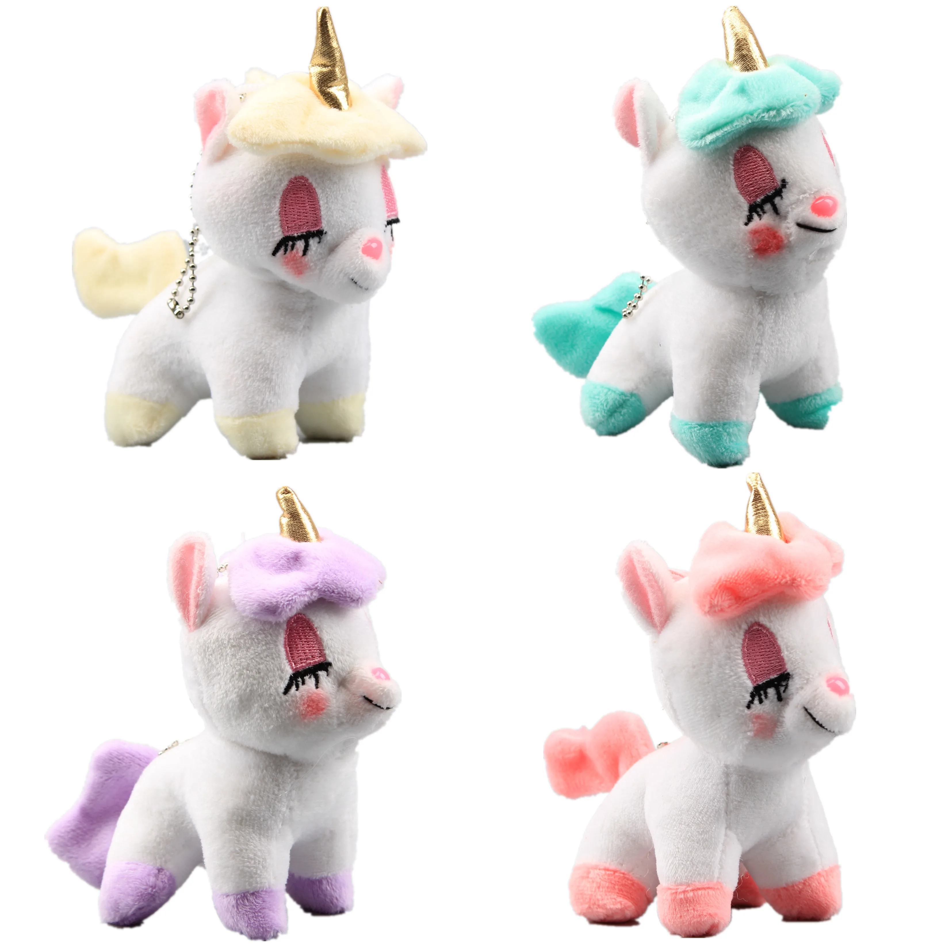 Buy 4 Pcs/Lot Lovely Unicorn Plush Pendant with