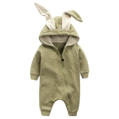 Baby Rompers Autumn Baby Clothing Sets Roupas Bebes Rabbit Newborn Baby Clothes Cute Baby Jumpsuits Infant Girls Clothing - Цвет: Baby Clothing