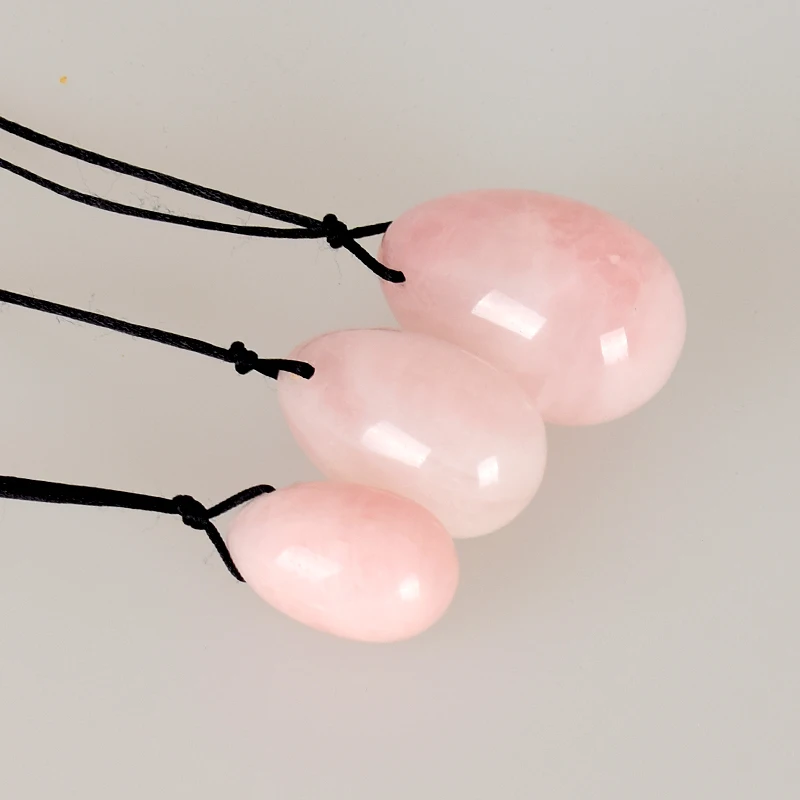 Розовый кварц иони яйцо хрустальные палочки нефрит для массажа яйца Бен Ва мяч для женщин Кегеля упражнения Вагинальные мышцы забота о здоровье массажер