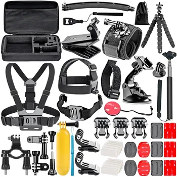

Portable 50-In-1 Action Camera Accessory Kit for GoPro Hero Session/5 Hero 1 2 3 3+ 4 5 SJ4000 5000 6000 DBPOWER AKASO VicTsing