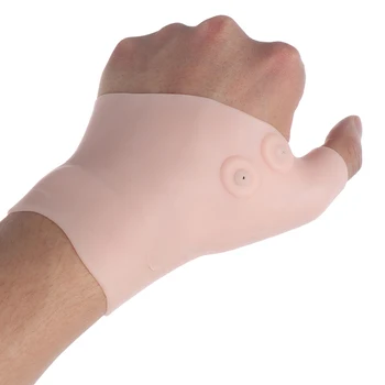 

1PCS Magnetic Therapy Wrist Hand Thumb Support Gloves Pain Relief Gloves Silicone Gel Arthritis Pressure Corrector Massage