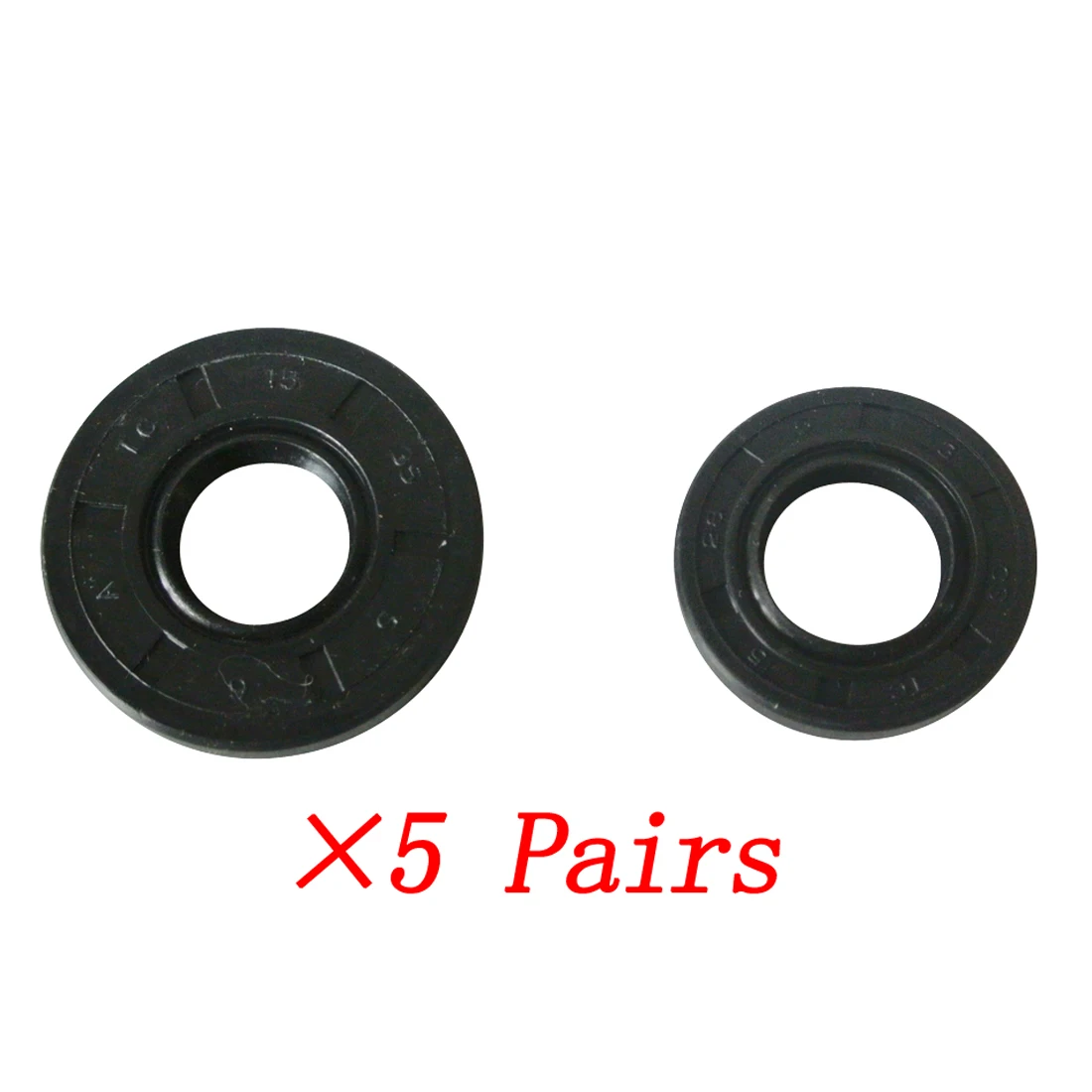 

5 Sets Engine Crankcase Oil Seal For Chainsaw 4500 5200 TARUS SILVERLINE