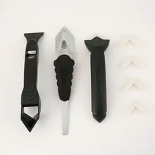 3 шт./компл. Силиконовые ручной скребок для инструментов утилита скребок герметики от напольная плитка приспособление для очистки поверхностей клей остаточного жидкость для снятия лопата для снега