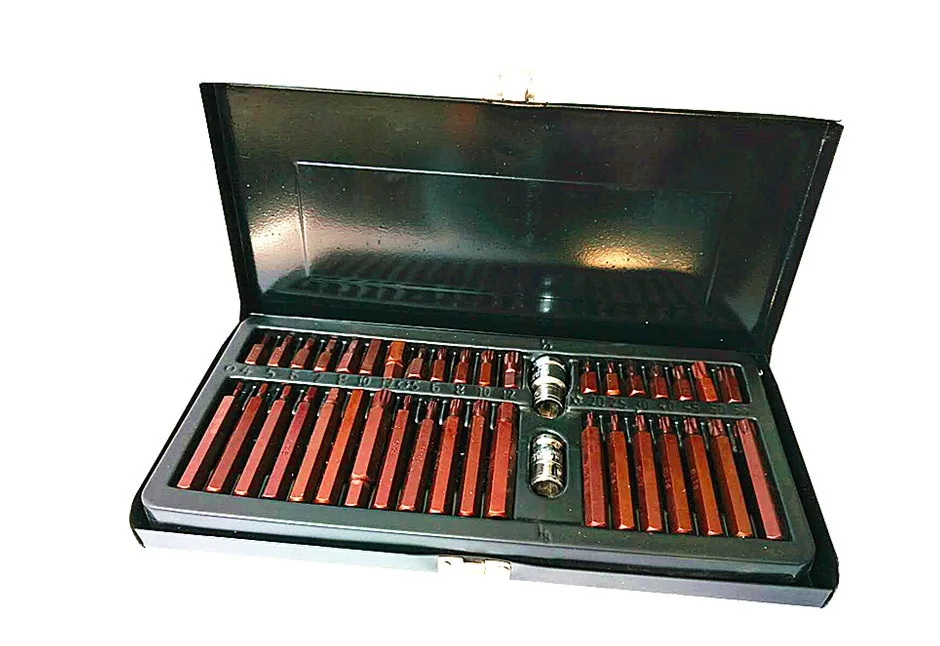 

S2 Material 40Pcs/set Multi-function Hex Spline Torx Bit Holder Screwdrivers Set Repair Tool Set