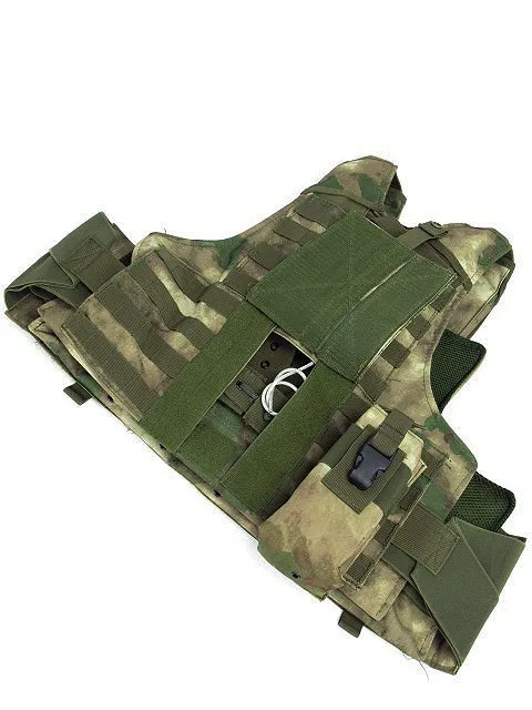 Тактический жилет CS Airsoft Wargame Пейнтбол CIRAS боевой жилет CIRAS тактический жилет с Тройная журнальная сумка ACU/Лесной